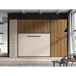 Cama abatible de matrimonio - Imagen 1