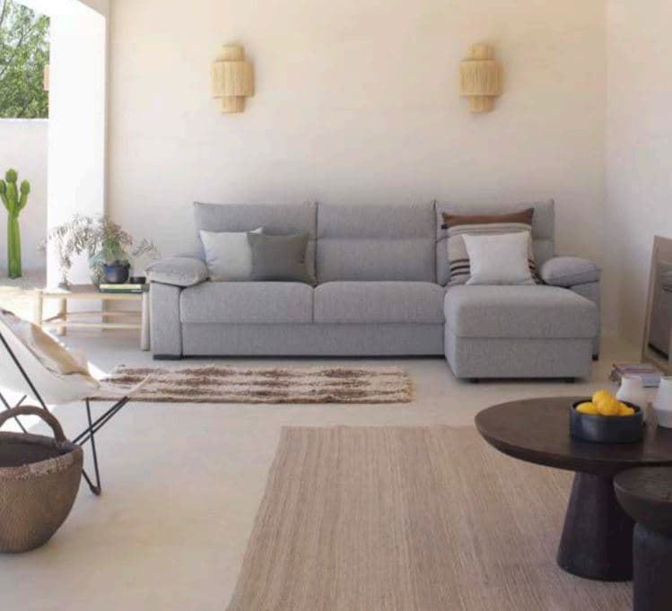 Chaisse Longue color gris - Imagen 1