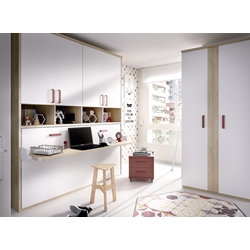 Composición juvenil blanco madera - Imagen 1