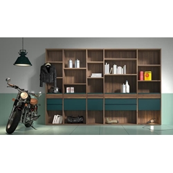 Composición mueble auxiliar verde - Imagen 1