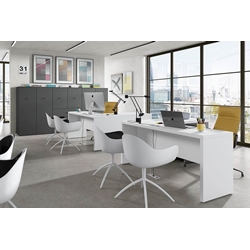 Composición oficina blanco - Imagen 1