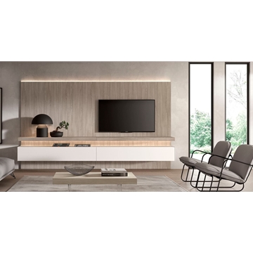 Composición salón madera clara - Imagen 1