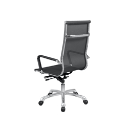 Silla escritorio negra ruedas - Imagen 1