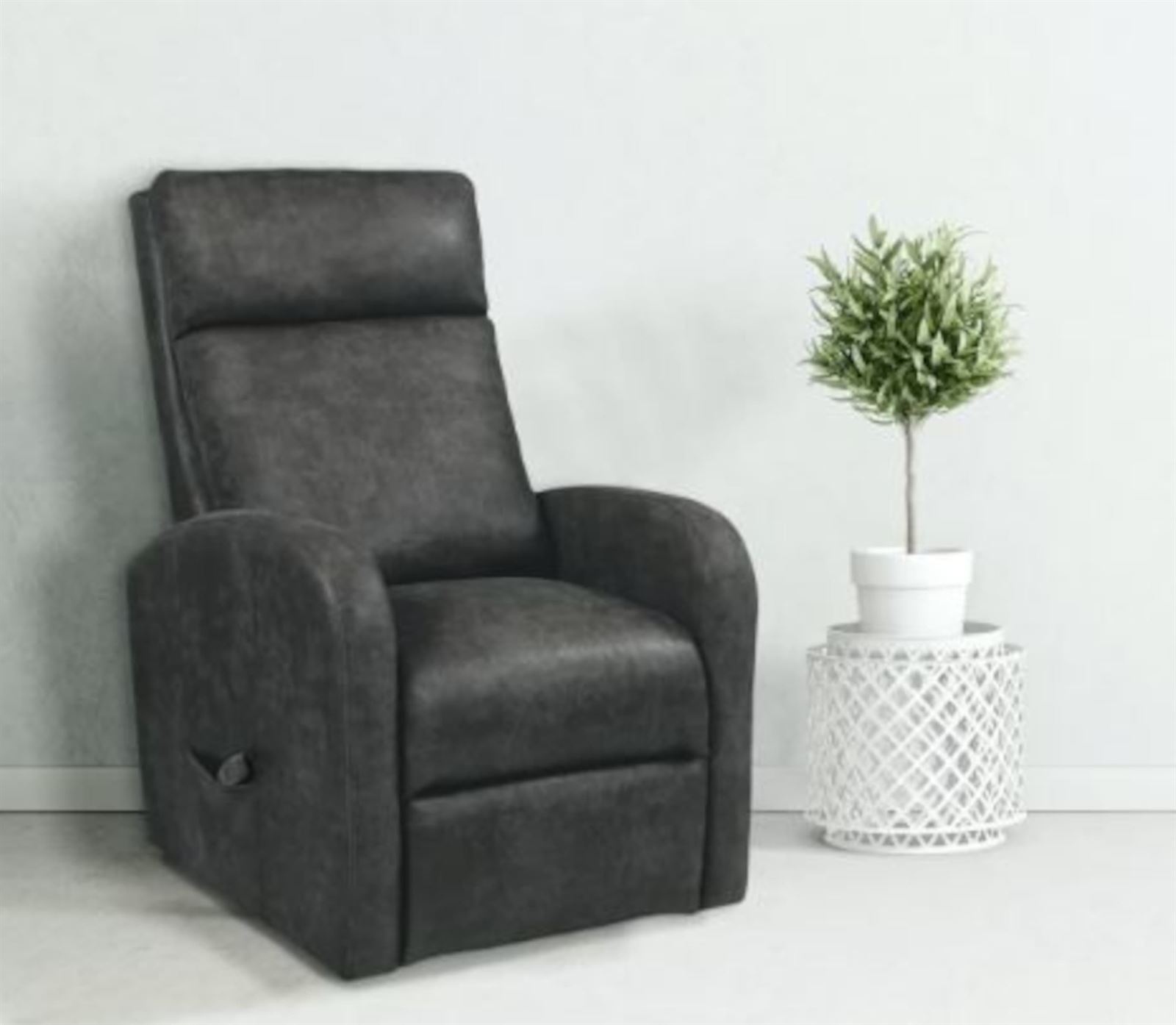 Sillón gris oscuro - Imagen 1