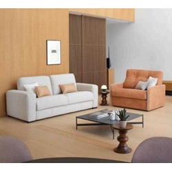 Sofá cama en blanco - Imagen 1